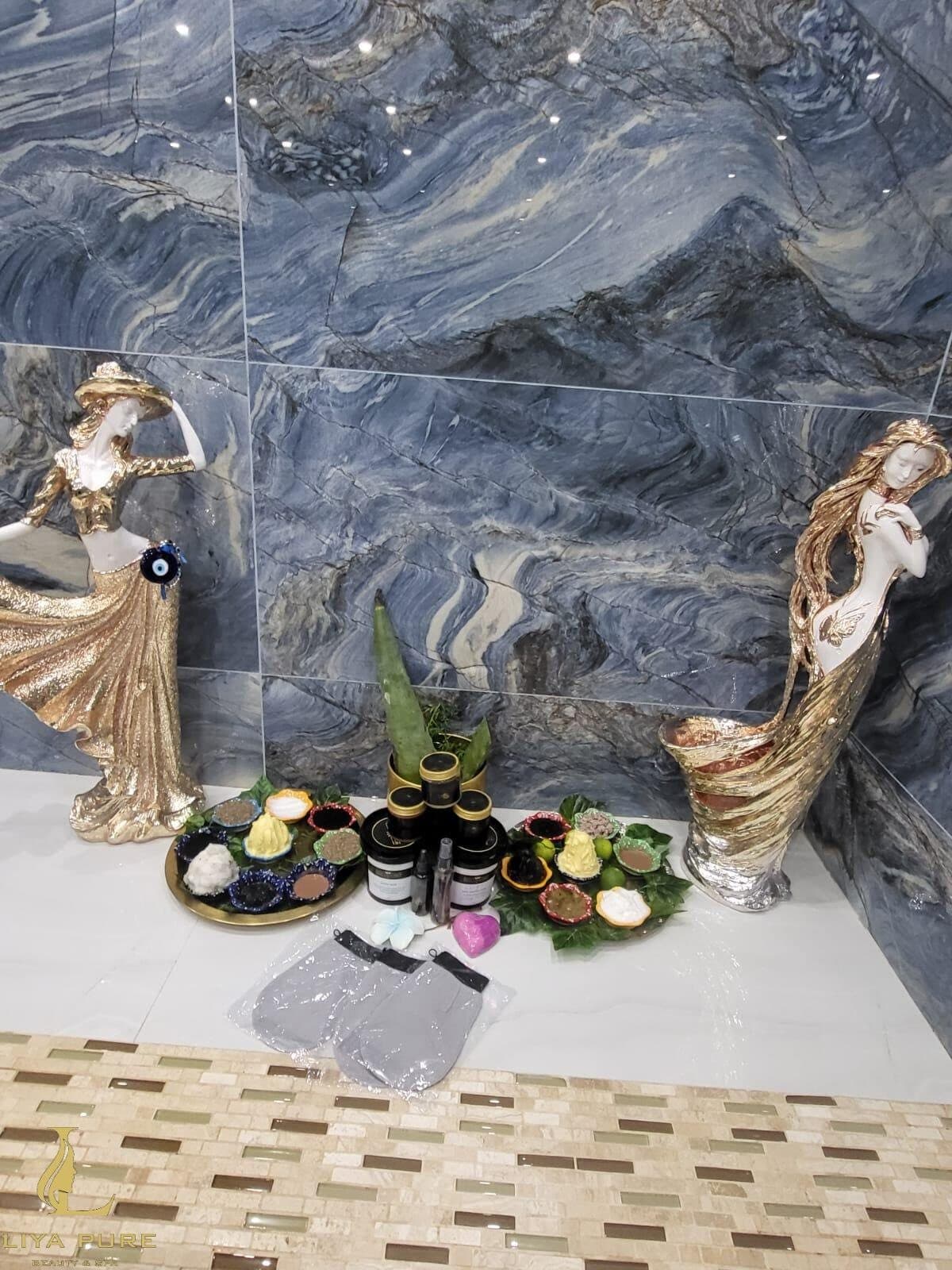 The hammam suite at Liya Pure Beauty & Spa